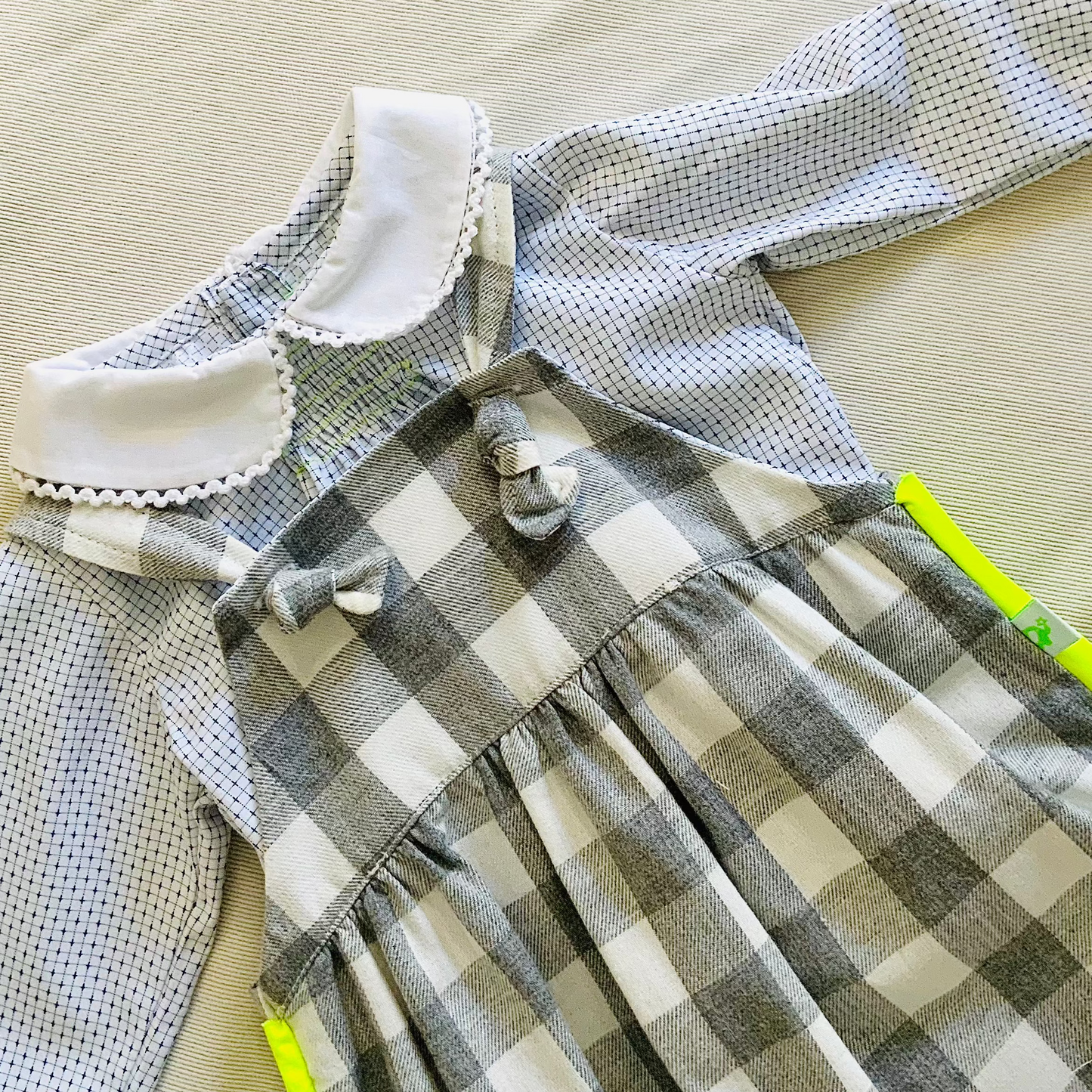 Blusa bebe con arriccio