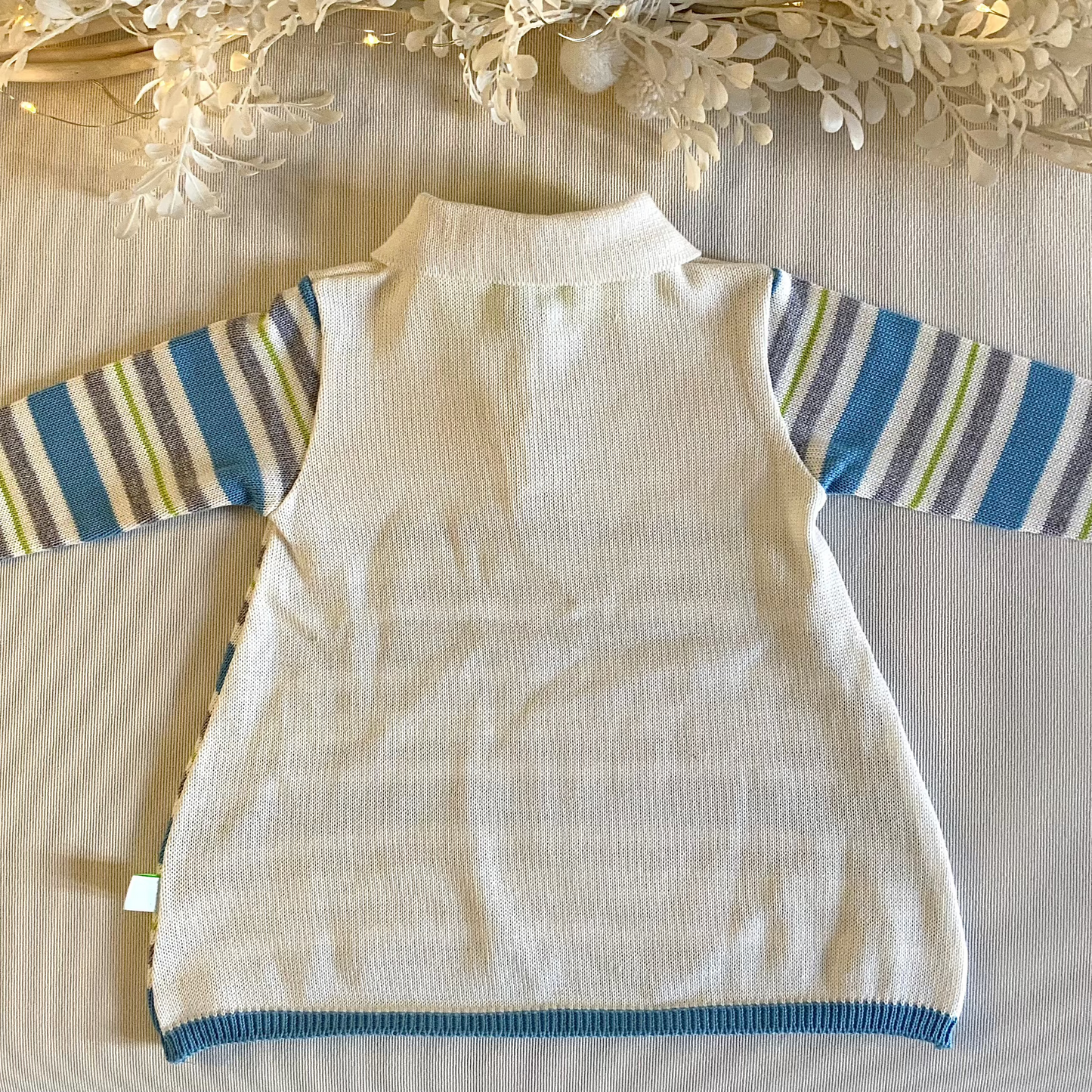 Vestito in maglia di cotone per bebe