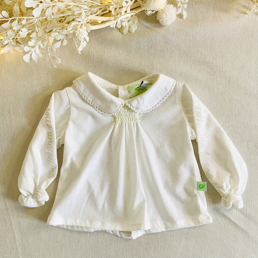 Blusa de bebe con manica stampata