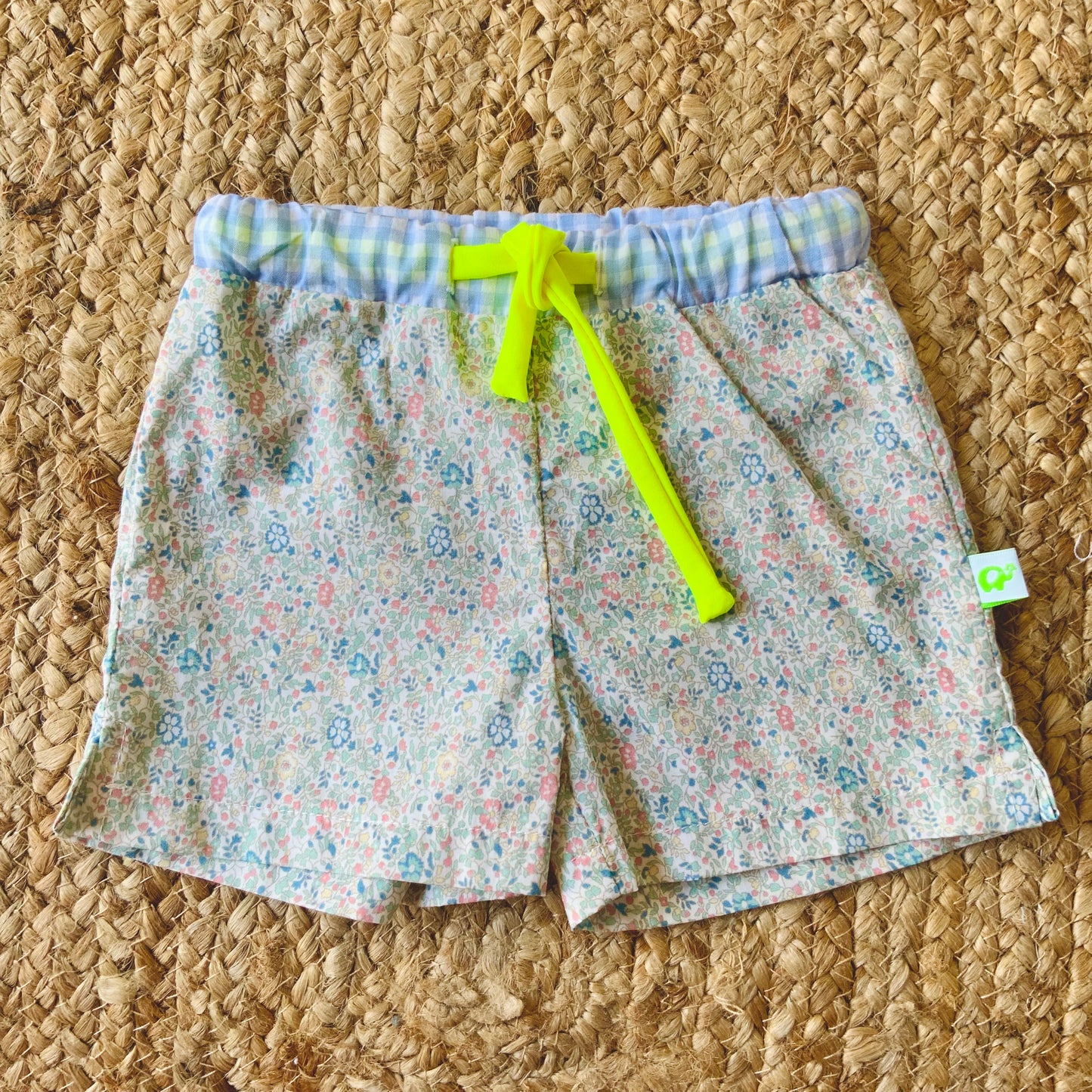 Costume bermuda mare bambino micro-fiori