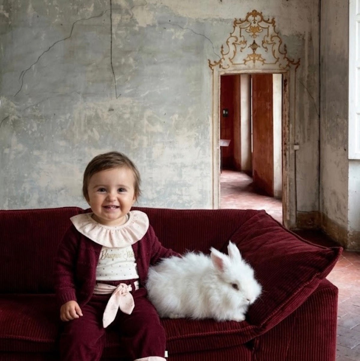 cardigan_misto_lana_Bordeaux_indossato